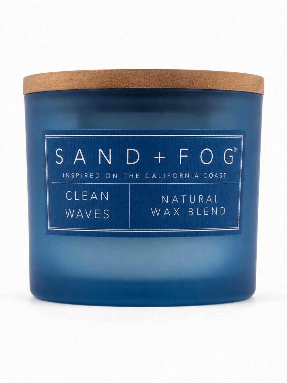 SAND + FOG Blue Clean Waves Scented Candle